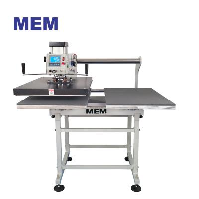 China Hotels TQ 5060 Professional 50cm X 60cm Automatic Dual Heat Press Heat Press Machine With Laser Marker for sale