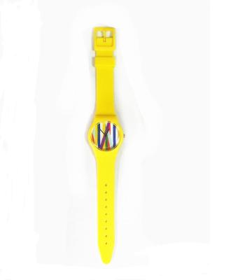 China Time Display Silicone Rubber Watch Band for sale