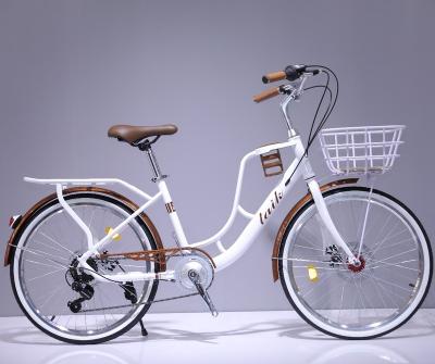 China Steel 2023 FOREVER Factory Hot Sale 24/26 Inch OEM City Bike Women Bicycle Urban Bike City Bicycle fashion lady bike bicicleta bicycle for sale