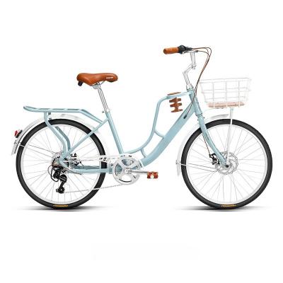 China Steel classic lady City bike for sale /OEM custom 26 inch women and men vintage bicycle/sharing bicicleta mujer for adult cycle for sale