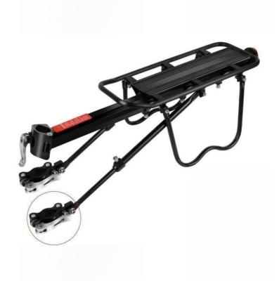 China Aluminum Full Quick Release MTB/Road Bike Luggage Rack Aluminum Cycling Carrier Rack Mountain Bike Rear Rack for sale