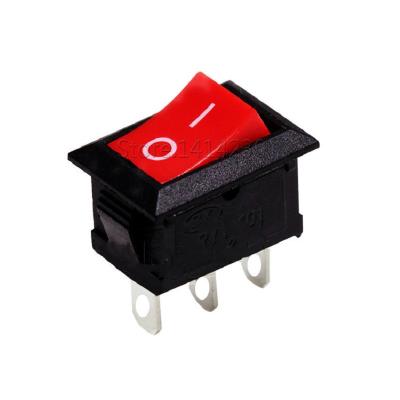 China High Quality Red ON/OFF Rocker Switch 3Pin SPST 15X21MM KCD1-101 Electrical Switch for sale