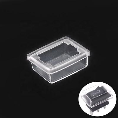 China KCD1 Transparent PVC Power Switch Waterproof Cover is suitable for 15X21mm 15*21mm Rocker Switch for sale