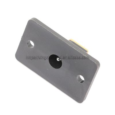 China Large PCB DC-019A Panel 5.5*2.1mm DC Power Jack Outlet with Shrapnel Screw Holes 3 Pin Female Jack Connector for sale