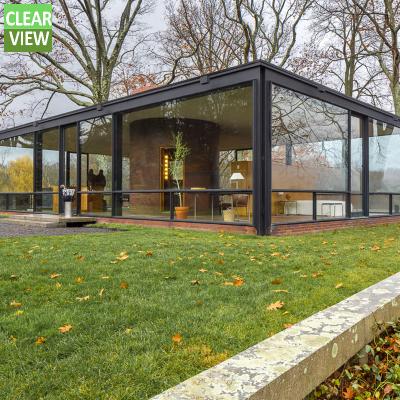 China CLEARVIEW Sustainable Free Standing Healthy House Heat Insulated Glass Sunroom for sale