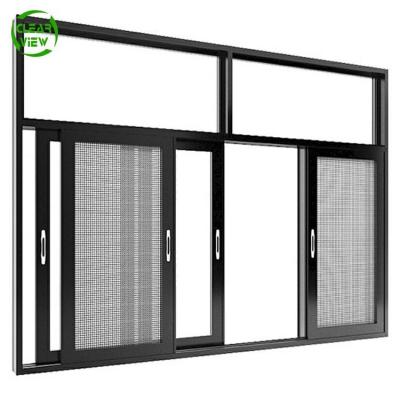 China Folding Screen Clearview Mesh Factory Balcony Window Aluminum Safe Frame for sale