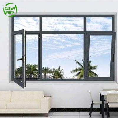 China Swing USA Double Glazed Window With Glass Shutters That Open X 900 Modern Sydney Tilt And Turn Grills Casement Windows for sale