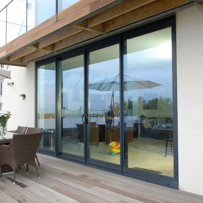 China Modern Miami Cayman Caribbean Islands Use Exterior Hurricane Proof Sliding Doors for sale