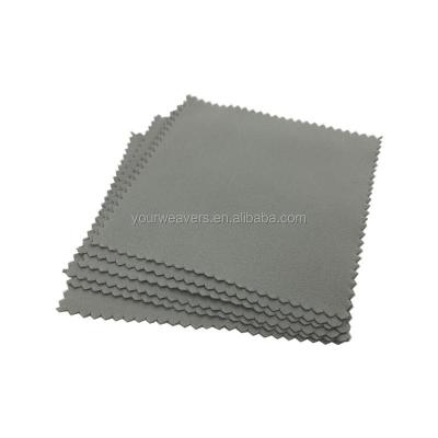 China Wholesale Suede Cloth Ready To Ship Microfiber Jewelry Polishing Cloth for sale