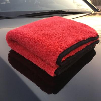 China Car Care Super Absorbent Hot Washer Cloth Car Wash Red Extreme Soft Dry Microfiber Cloth Wiping Car Cloth Polishing Towel for sale