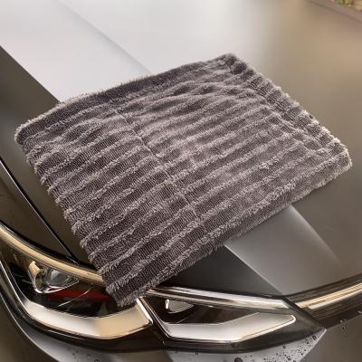 China Super Absorbent 2022 New 1200GSM 80x50 Large Microfiber Twisted Towel For Car Drying Towels for sale