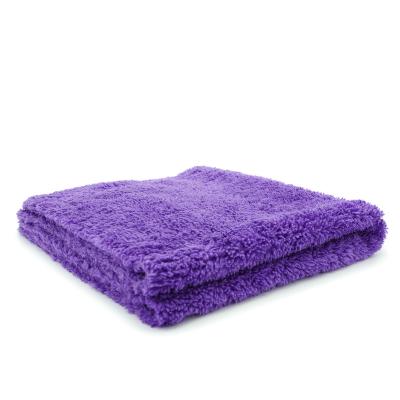 China Long Plush 350gsm Pile Towel Car Wash Auto Detailing Polishing Drying Towels Soft High Quality Micro Fiber Towel for sale