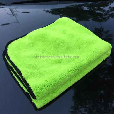 China 50x80cm Microfiber Auto Detailing Cloth Super Absorbent High Quality Cleaning Cloth Soft Towels Polishing Car Drying Towel 1200gsm for sale