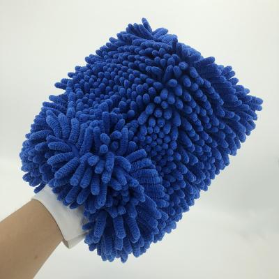 China China Noodle Microfiber Chenille Wash Mitt Super Absorbent Wholesale Car for sale