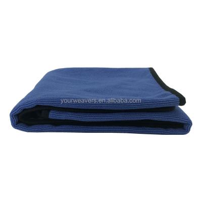 China & Good Quality 70x90CM Quick Dry Lint Free 380GSM Pearl Retail Microfiber Cleaning Drying Towel For Car for sale