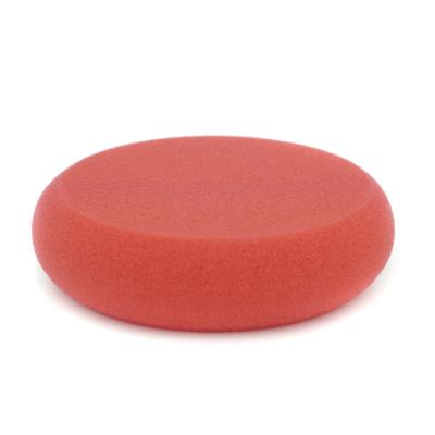 China Wax Red 4inch Foam Wax Applicator Pads Car Detailing Polishing Pads For Waxing Ceramic Polishing Paint for sale