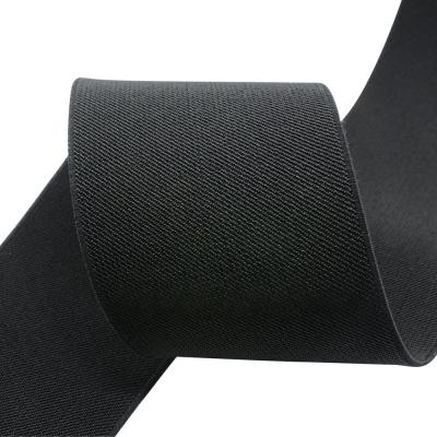 China Underwear Customized Brand 3-Inch Wide By 2-Yard Colored Woven Elastic Band Fabric Elastic Band for sale