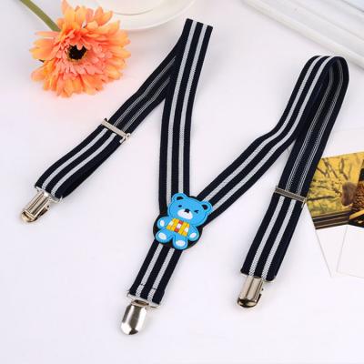 China Adjustable Braces Suspenders Boys Shape Suspender Belt for Kids Adjustable Braces Cuts Baby Toddler Elastic Suspender for sale