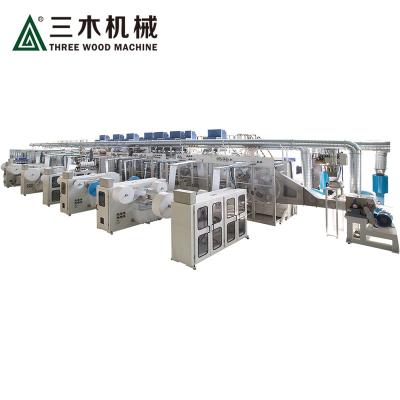 China Building Material Shops High Performance Double Wing Baby Diaper Machine Germany for sale