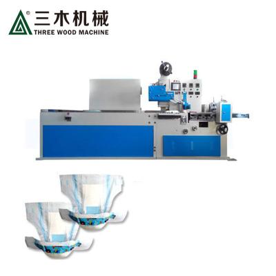 China Building Material Shops Hot Melt Low Cost Disposable Baby Diaper Making Machine for sale