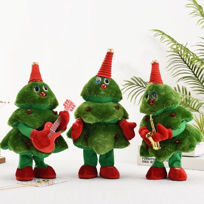 China Other OEM Custom Plush Electric Toys Christmas Tree Can Sing Dance Christmas Gifts Decorate Electric Toy for sale