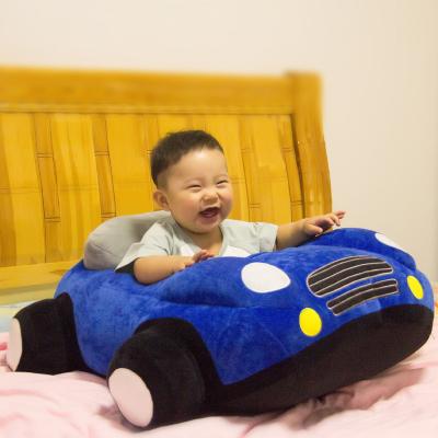 China Custom Shape Children's Car Cartoon Sofa Plush Toy Baby Learn Chair Soft And Comfortable Baby Learn To Sit On The Sofa Custom Size for sale