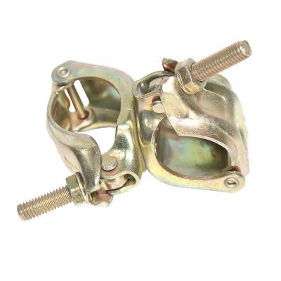 China Traditional Factory Direct Sales Scaffolding Material JIS Pressed Fixed Coupler Swivel Clamp for sale