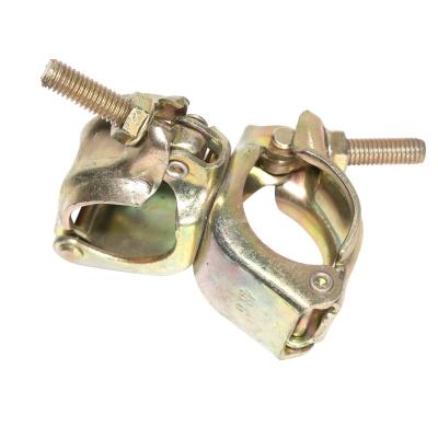 China Industrial Construction Scaffolding Accessories Pressed Zinc Plated Swivel Clamp for sale