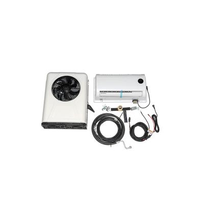 China 3000W 24v Mini 10000btu Split 12v Truck Parking Air Conditioner Indoor Size: 25*7.5*13in Outdoor Size: 7.5*8.3*26in