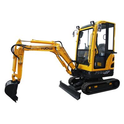 China Excavator Company YUCHAI Earthmoving Machinery Mini Excavator YC18-9 ​​Excavator Spare Parts for sale