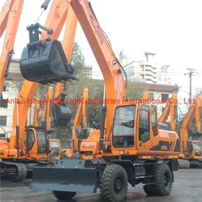 China Excavator Company JONYANG 20t Wheeled Excavator Same To Doosan DX210W-9C Digger Dx 210W Hydraulic Excavator for sale