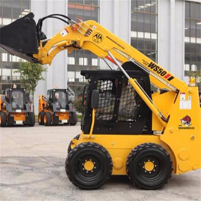 China Hot sale hotels mini cargador skid steer compact utility loader WS50 for sale for sale