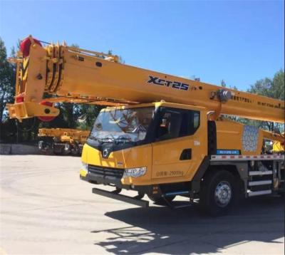 China TRUCK CRANE TOP 10 manufacturer 4 section u-type boom 25 ton mobile truck crane XCT25L4_SR for sale for sale