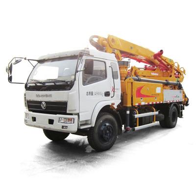 China Chinese Hot Sale HB37K Mini Diesel Concrete Machinery Concrete Pump Truck Max 37m for Hotels 24 Tons for sale