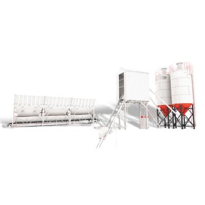 China Hotels China Made HZS60G HZS60F Mobile Concrete Machinery 60m3/h Capacity 1000L 35 Ton Building Batching Plant Ready Mixed Concrete for sale