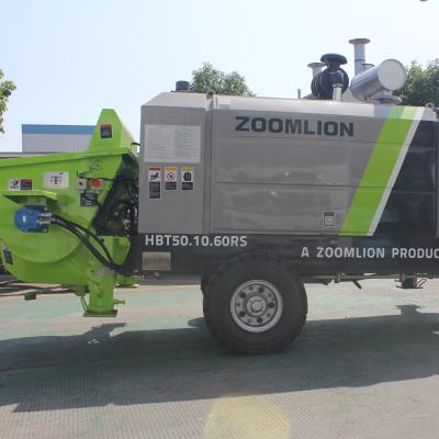 China Tractor Company Zoomlion Concrete Trailer Pumps Hbt60.13.90su for sale