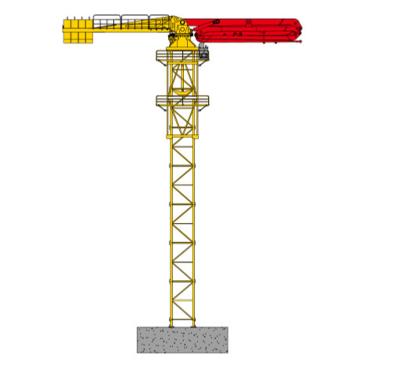 China Hot Sale HGR33 Hotels New Concrete Construction 33m 15KW Placing Boom 17 Ton Climbing Placing Concrete Floor Boom Placing Boom Pump for sale