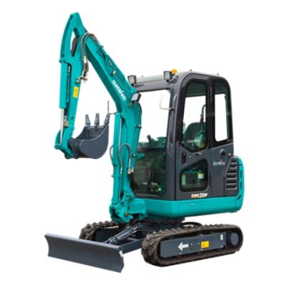 China Sunward Hotels Chinese SWE20F 2 ton mini excavator harga daftar digger bagger mini for sale for sale