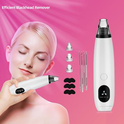 China Acne Treatment Black Heads Killer Extractor 3 Pcs Peep Facial Acne Pimple Removal Tool Suction Vacuum Portable Blackhead Removal Tool for sale