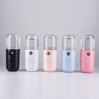 China Handheld Skin Moisturizer Handheld Micro Facial Steamer Mist Sanitizer Eyelash Micro Facial Sanitizer Pocket Moisturizer Face Steamer for sale