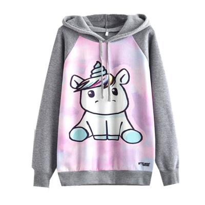 China Unicorn Girl Sweater Women Warm Sales Hoodies Hooded Sweatshirts Viable Classic Warm Sweater Pullovers for sale