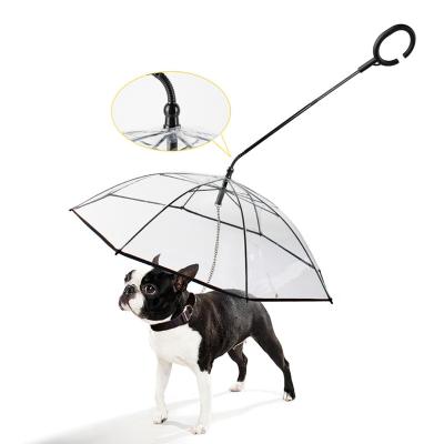 China Dogs Pet Umbrella for Small Dogs Cats with Ergonomic C-Shaped Handle for sale