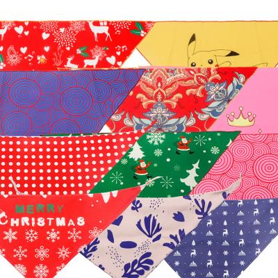 China Cats Pet Supplies Polyester Spandex Pet Cats Dogs Scarf Pet Triangle Towel for sale