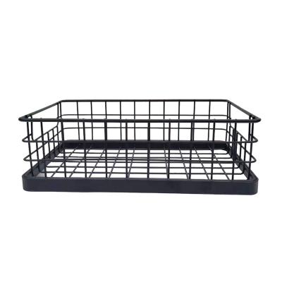 China Tidy / Storage Metal Storage Basket Shelf For Living Room Bedroom for sale