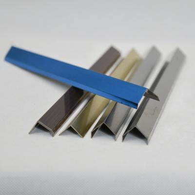 China Modern High Quality Anodizing Decorative Tile Stainless Steel Profile Bar Process Strip for sale