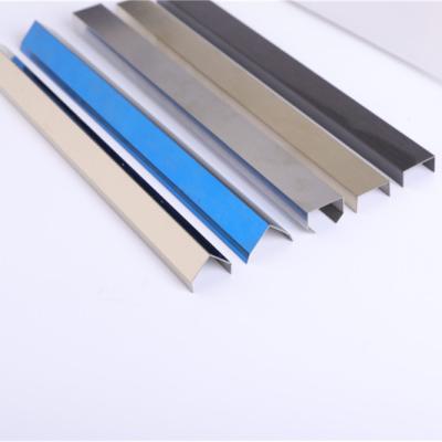 China Modern Most Popular Strong Antioxidation Performance Strip Molding Stainless Steel Tile Strips Home Decor Accessories for sale