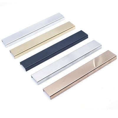 China Modern Color Coated Decorative Strip Stainless Steel Channel SS 304 U Shaped Profile for sale