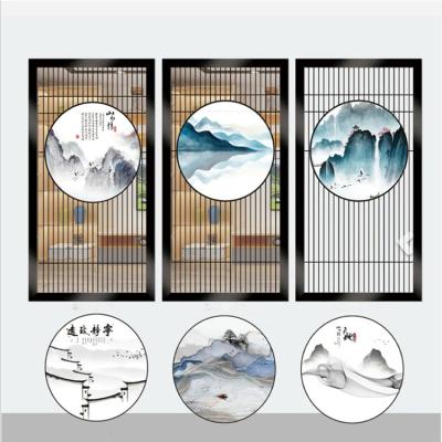 China Modern Made In China Stainless Steel Restaurant Screen Hotel Room Divider Decorative Metal Partition for sale