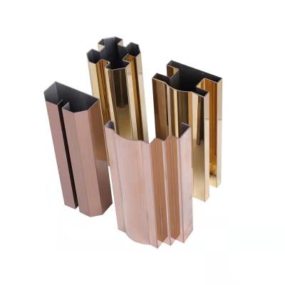 China Modern Decorative Profile Tube Stainless Steel Tube Profile Extrusion Polished Oxygen for sale