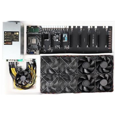 China With Fan Machine Chassis Motherboard 8gpu 847 Pro/b85/b75 Graphics Card Rig Case Box 8 Gpu Fold Server Case for sale